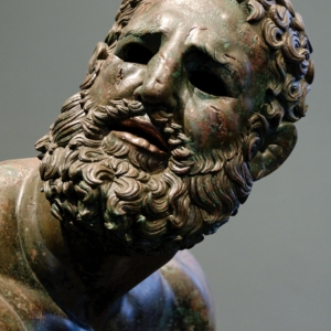 Il pugilatore a riposo