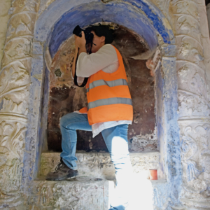 La nicchia con La madonna